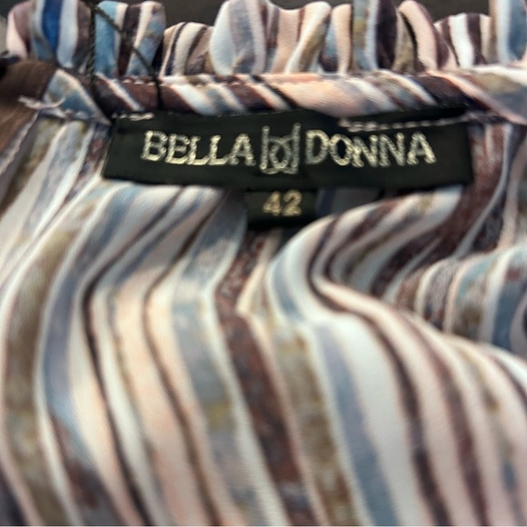 Bella D. Pink and Black Sleeveless Maxi Dress - Picture 4 of 6